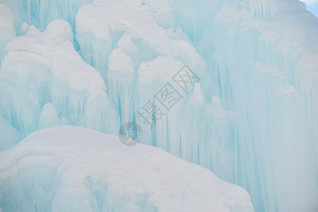 冰雪水晶季节冻结喷泉白色概念液体风格装饰天气图片