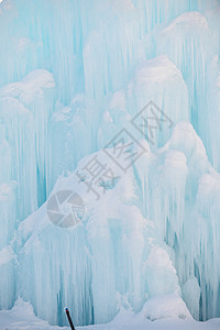 冰雪蓝色概念白色冻结风格喷泉水晶液体装饰季节性图片