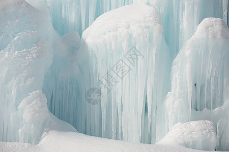 冰雪液体概念水晶季节性季节装饰白色喷泉风格天气图片
