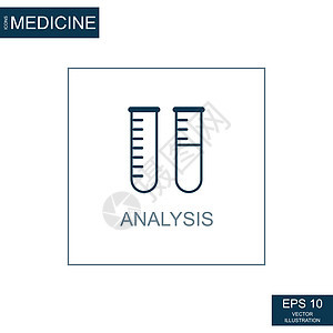 摘要网页图标 科学医学分析 - 矢量图片
