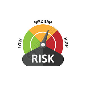 以平板样式显示的风险计量图标 在白色孤立背景上对指标矢量说明进行评级 燃料级标志业务概念危险车辆速度测量仪表审查评分成就冒险生长图片