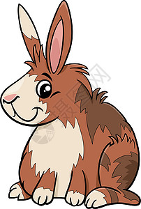 动画小兔子漫画动物字元图片