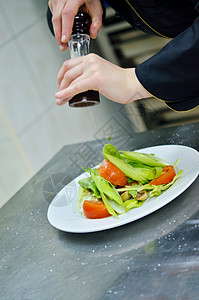 厨师准备用餐生活烹饪餐厅食谱工作美食厨房蔬菜服务帽子图片