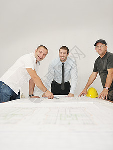 修复工地的建筑师小组建设者会议生意建筑学成功项目工程师工人伙伴人士图片