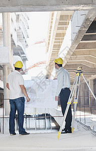 修复工地的建筑师小组男人领班头盔团队人士商务承包商项目工程师生意图片