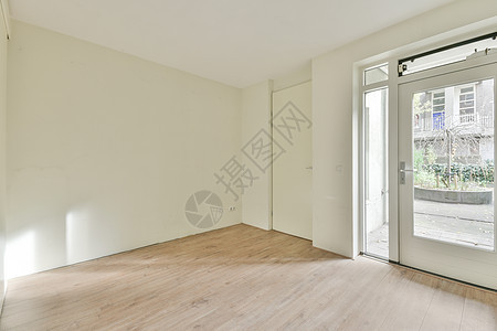 空房间内部白色家具公寓阁楼休息室住宅地板建筑学木地板房子图片