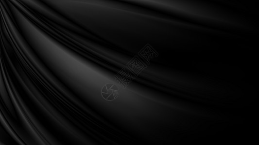 它制作图案复制空间的黑色织物背景曲线奢华丝绸波浪状插图布料海浪墙纸纺织品材料图片