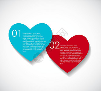 供商业矢量说明使用的爱情信息图样 EPS10报告推介会横幅网络图表数字网站卡片小册子数据背景图片