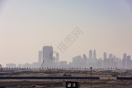全景迪拜市中心旅行建筑学奢华景观城市海湾地标酒店海滩图片