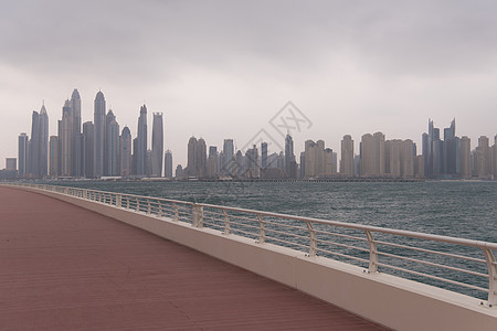 阿联酋迪拜市海湾景观市中心地标场景建筑学全景旅行旅游住宅图片