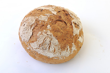 孤立的食品面包小吃产品生态美食宏观营养早餐午餐饮食小麦图片