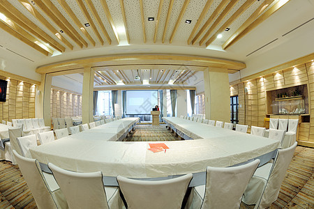 空商业事务会议室会议室工作扶手椅屏幕礼堂桌子国会课堂展示木板大厅图片
