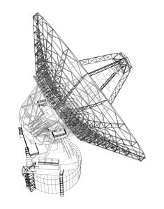 无线电望远镜概念概要说明卫星蓝图天线智力科学电子产品信号技术研究雷达图片