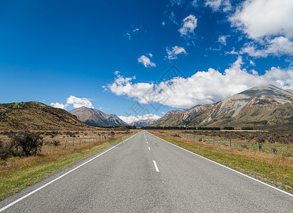 新西兰国家公路全景图(新西兰乡村道路)图片