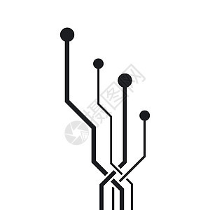 电路徽标模板矢量图标它制作图案商业全球硬件科学处理器数据艺术网络活力母板图片