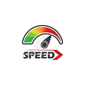 速度仪图标标志标识矢量仪表插图红色互联网速度下载商业绿色测量力量图片