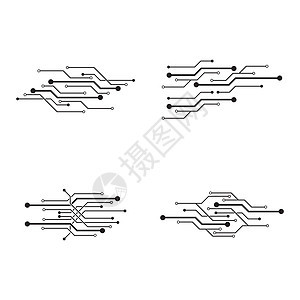电路标识矢量图标插图处理器硬件电脑商业全球电子产品互联网数据技术芯片图片