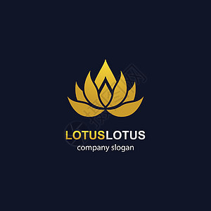 Lotus 标识模板矢量图标农场叶子奢华园艺瑜伽艺术植物百合首饰精品酒店背景图片