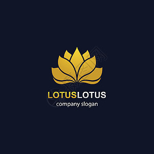 Lotus 标识模板矢量图标植物瑜伽首饰农场精品酒店化妆品温泉奢华金子叶子背景图片