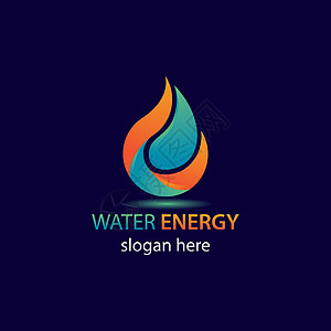 水能能源徽标图片
