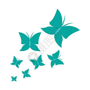 美女蝴蝶标志图片公司插图温泉商业标识艺术翅膀创造力背景图片