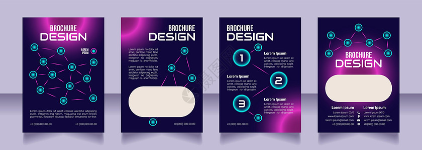 数码数字化促进空白小册子设计手册设计图片