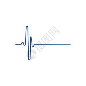 脉冲线插画频率生活医院诊断速度药品医疗海浪有氧运动韵律图片