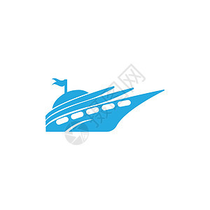 游轮游轮标志帆船蓝色船运队长速度标识罗盘商业海洋乘客图片