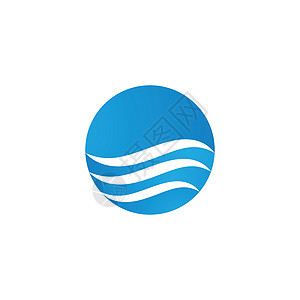 水波图标日志金融活力标识身份字母海滩环境开发商标志水滴图片