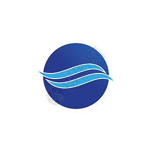 水波图标日志字母环境液体开发商海浪管道水滴金融生态活力图片