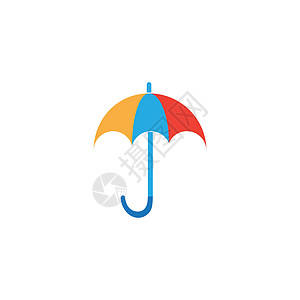 雨伞标志 vecto商业标识太阳气象插图天气下雨白色遮阳棚季节图片