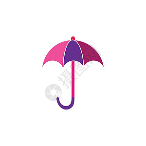 雨伞标志 vecto商业黑色天气白色标识遮阳棚气象季节收藏阳伞图片