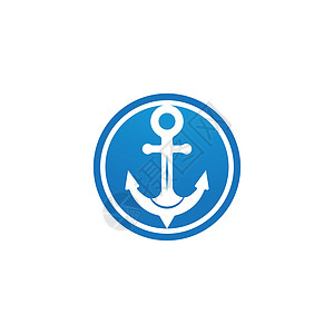 Anchor 图标标记身份航海巡航插图航行古董标签海浪旅行商业图片