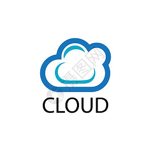 云标志 vecto网络贮存数据网站下载互联网技术公司天空计算背景图片