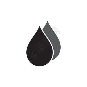 水滴图标白色液体海浪黑色标识雨滴插图环境蓝色创造力图片