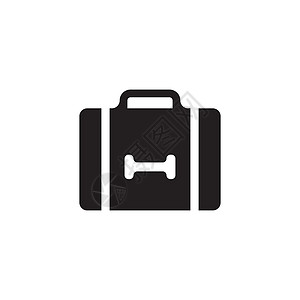 简单实例图标手提箱文档经理设计盒子平面学校案件旅行商业图片