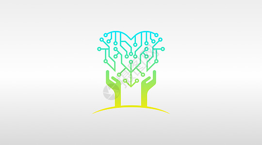 白背景中分离的电路板Logo设计概念矢量木板电脑公司硬件处理器插图电路艺术网络科学图片