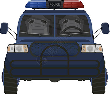 警用汽车图标图像 矢量图解设计驾驶权威大灯命令安全交通卡通片城市技术犯罪图片