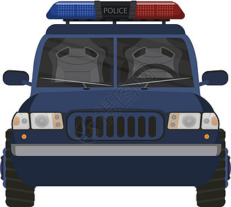 警用汽车图标图像 矢量图解设计驾驶逮捕危险安全技术刑事城市警笛插图命令图片