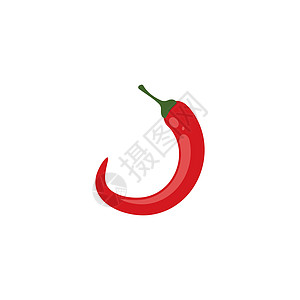 红热辣辣椒插图蔬菜标签辣椒食物菜单烹饪香料餐厅美食农场图片