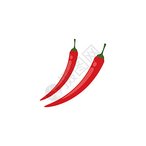 红热辣辣椒插图植物标签蔬菜烹饪辣椒菜单胡椒农场商业厨房图片