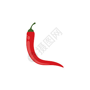 红热辣辣椒插图菜单辣椒农场香料厨房标签食物植物烹饪美食图片