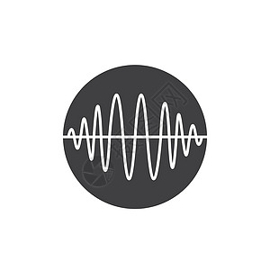 振幅波符号矢量图标设计电子均衡器波浪状声波脉冲收音机频率激光正弦波体积图片