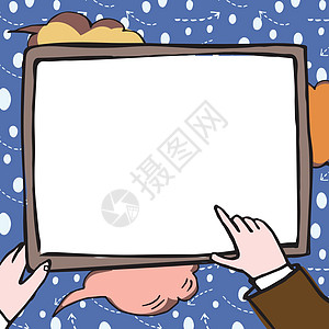 手里拿着纸显示新的想法被星星包围 手掌携带说明最新计划 手臂握住显示最近广告的海报商业草图职业绘画人手人士涂鸦成功计算机标语图片