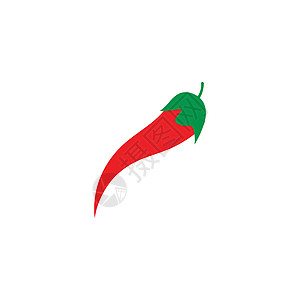 热辣辣椒标志菜单厨房餐厅美食香料烹饪插图植物标签商业图片
