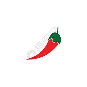 热辣辣椒标志食物香料餐厅标签农场插图烹饪美食胡椒植物图片