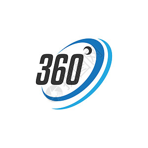 360全景360 视图徽标徽章插图圆圈照片比率令牌箭头数学标签旅游插画