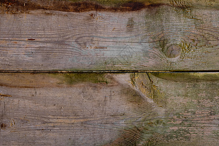 旧木横板 乡村风格 带纹理的背景桌子框架水平木纹风化硬木木材灰色绿色材料图片