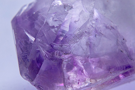 靠近阿米西斯特奎尔茨水晶紫色宝石矿物茶晶岩石石头玫瑰收藏标本石英图片