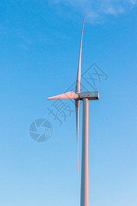 大型风力涡轮机用于发电 单位 千兆赫引擎涡轮旋转风车生态技术力量车站螺旋桨植物图片